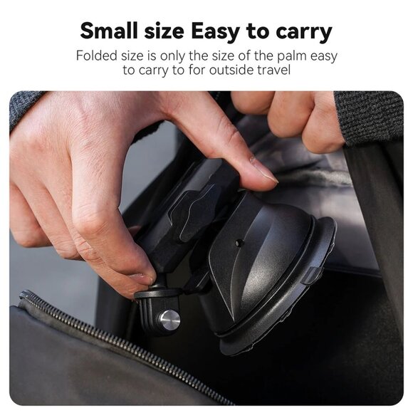 TELESIN Universal Suction Cup Car Holder 360ยฐ Rotation for Cameras & Smartphones - Picture 7 of 14